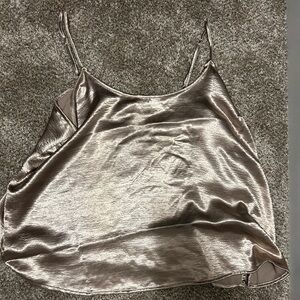 Shimmery Champaign Tank Top Old Navy XXL